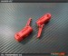 Hawk Creation MSH PROTOS 380 Metal Main Rotor Grips (Red)